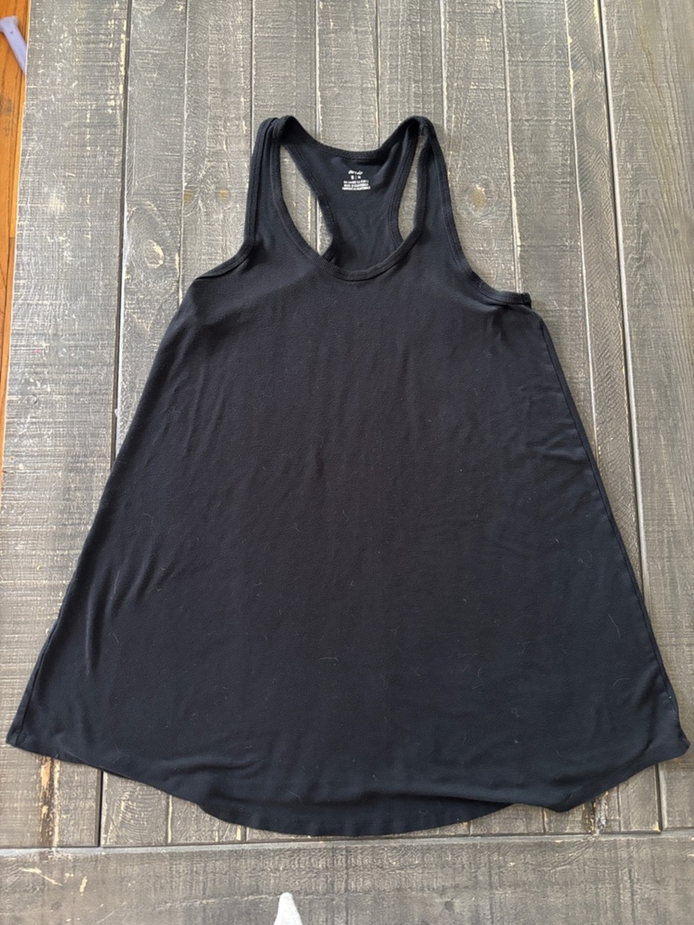 aerie Black Racerback Swing Tank
